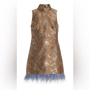 CARA CARA Tay Dress Jacquard Floral XS NWOT